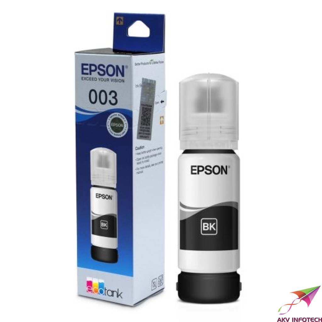 Epson Black 003 Ink Bottle- 65ml - Original