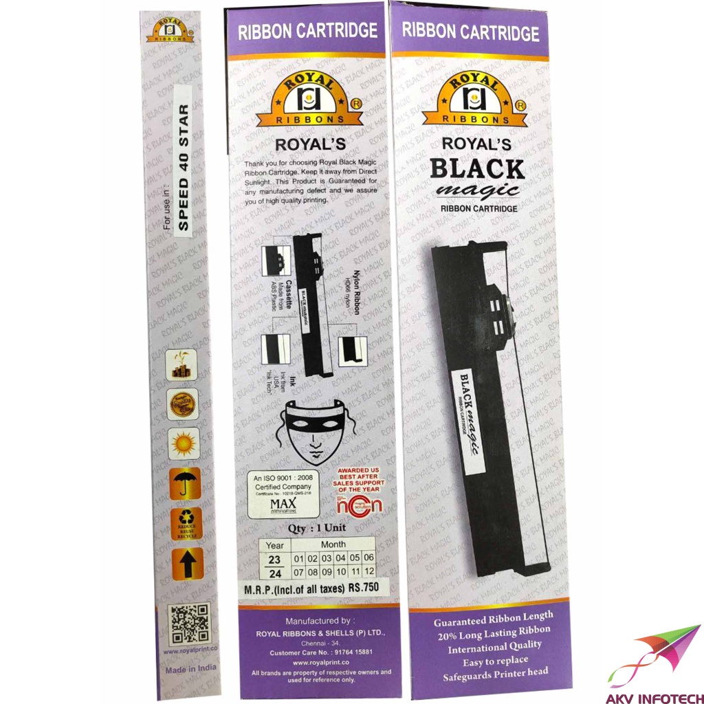 Royal Speed 40 Star Passbook Ribbon Cartridge
