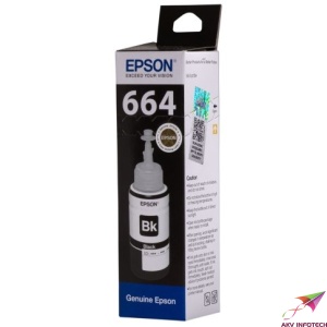 Epson Black 664 Ink Bottle- 65ml - Original
